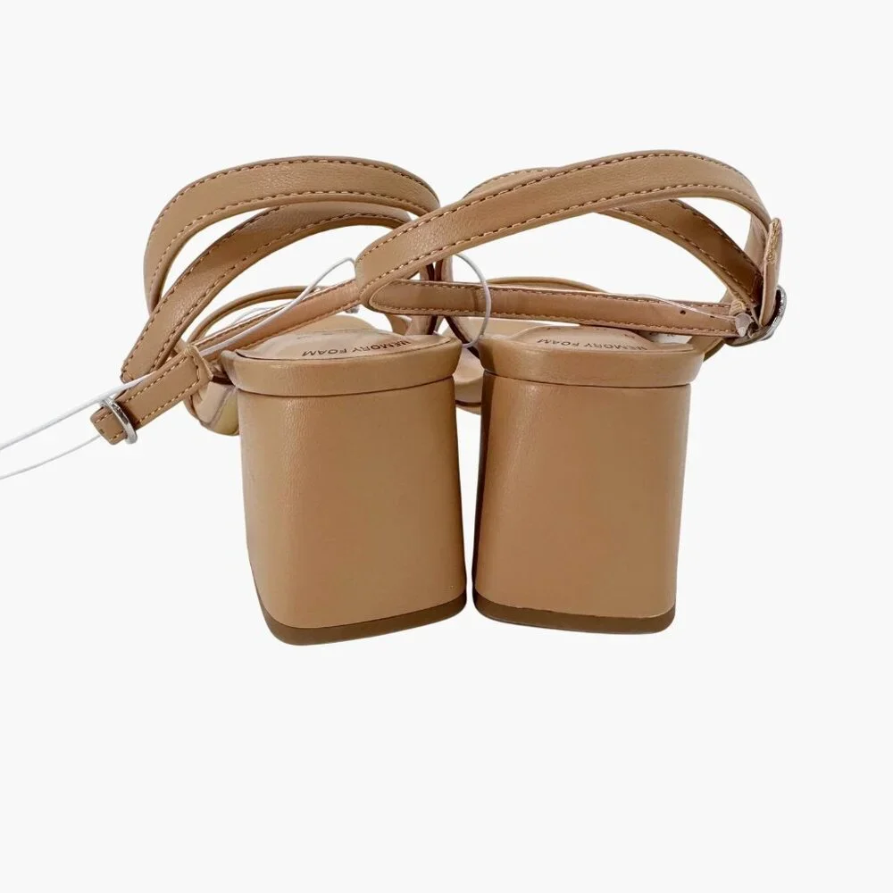 NEW A New Day Women's Shannon Heels - Tan - Size 8W